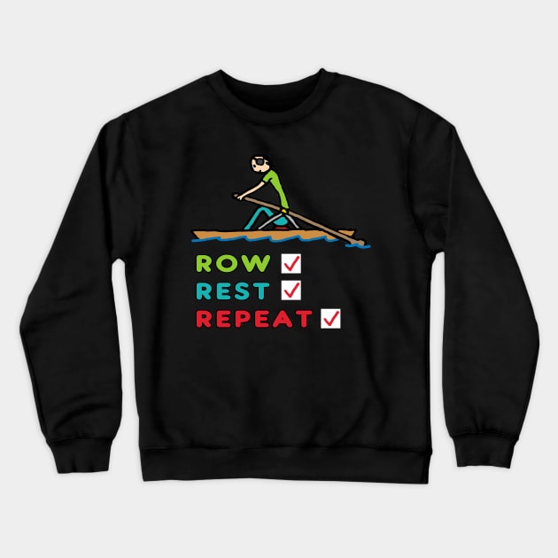 Rowing Crewneck Sweatshirt by Mark Ewbie